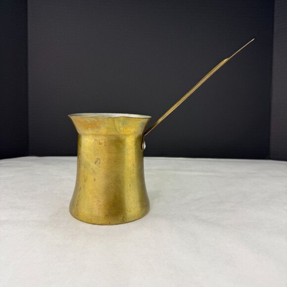 Vintage Brass Turkish Coffee Pot #8 - Picture 1 of 12